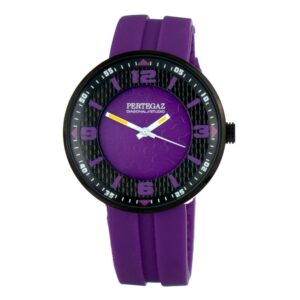 Purple Rubber Bracelet Watch