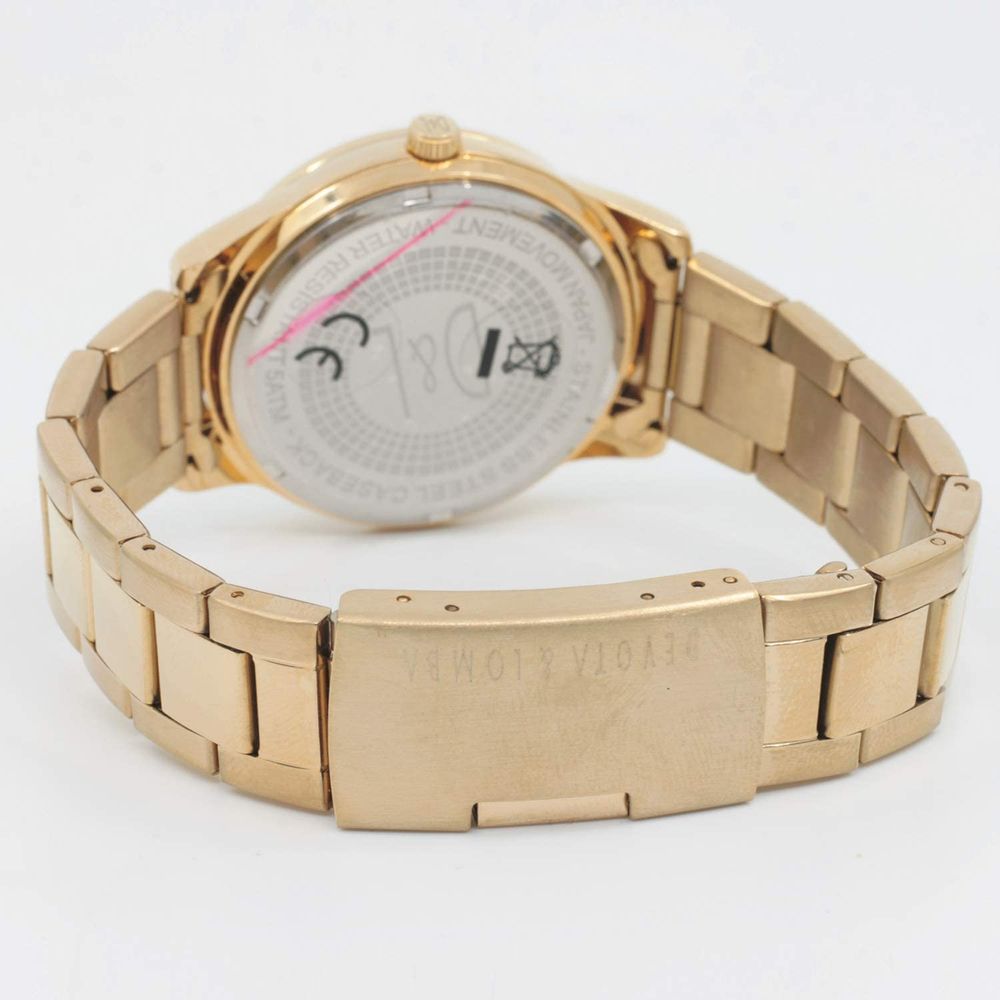 Gold Stainless Steel Dress Watch - Image 2