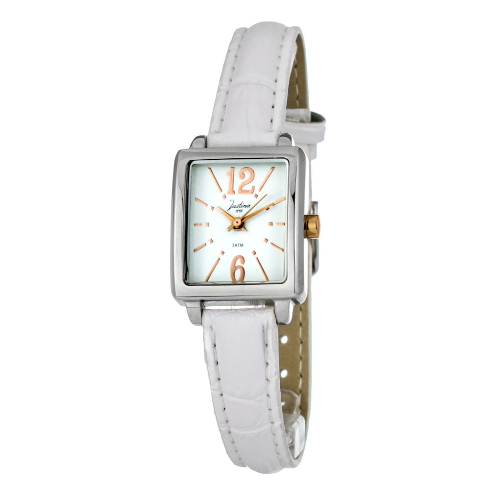 Multicolor Leather Dress Watch