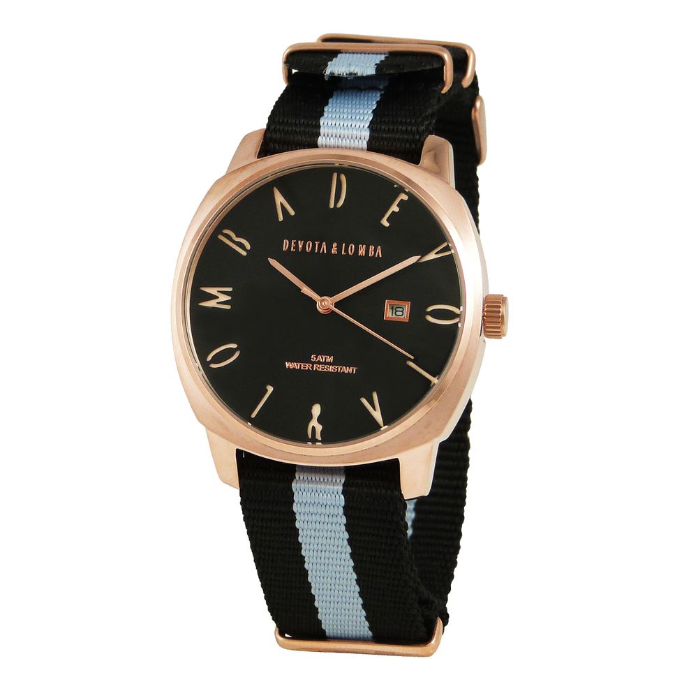 Black Nylon Sport Watch