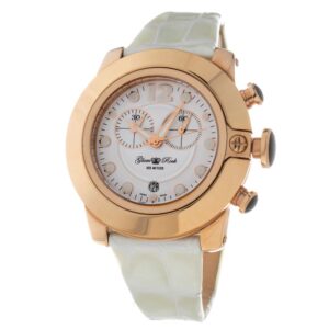 White Leather Dress Watch