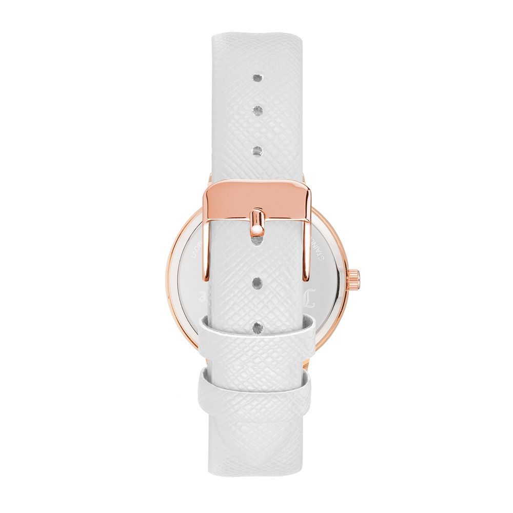 White Plastic Dress Watch - Image 2