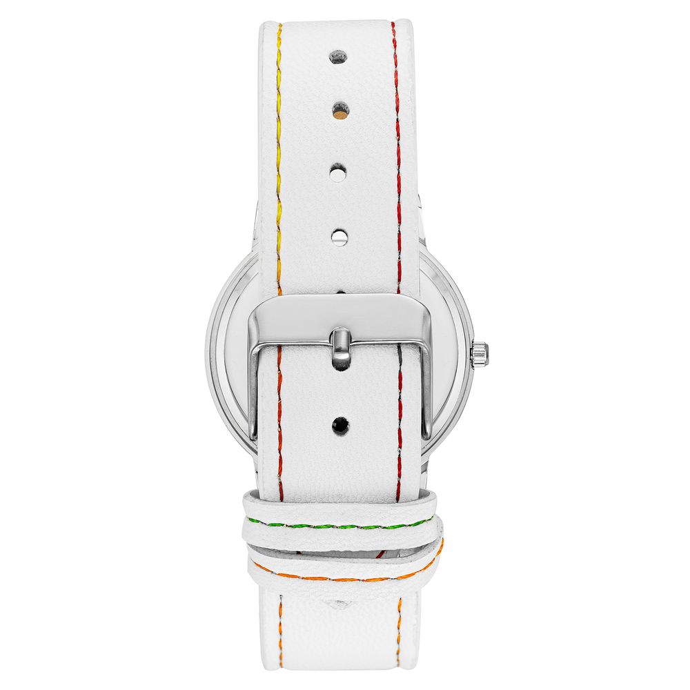 White Plastic Dress Watch - Image 2