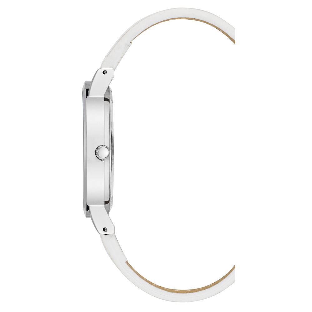 White Plastic Dress Watch - Image 3