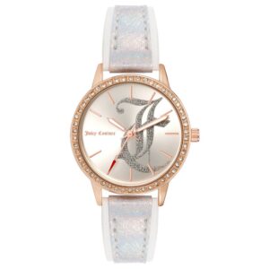 White Plastic Dress Watch
