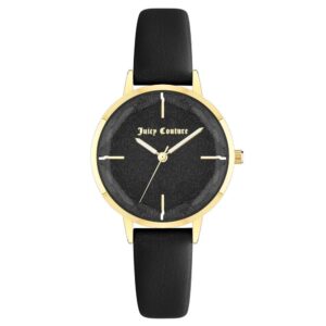 Black Plastic Dress Watch