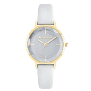 White Plastic Dress Watch