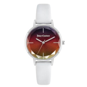 White Plastic Dress Watch
