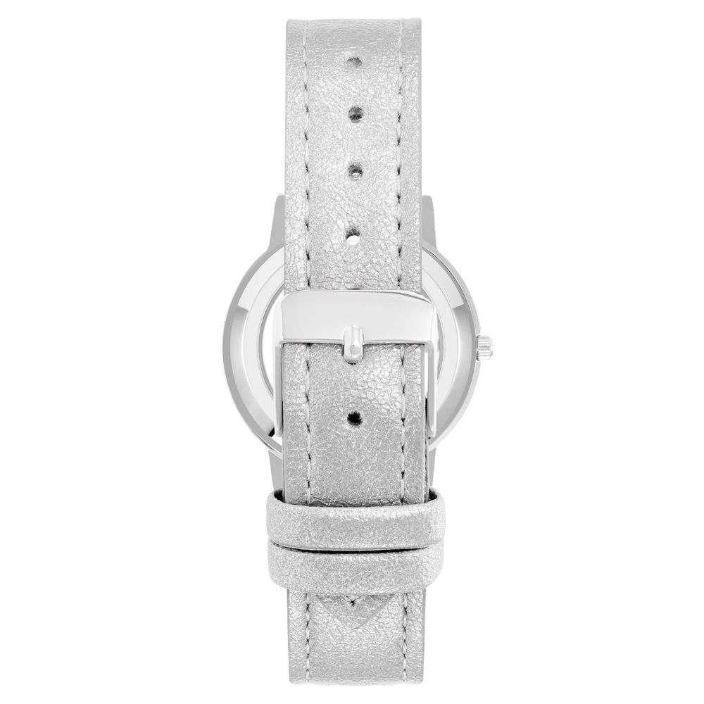 Silver Plastic Dress Watch - Image 3