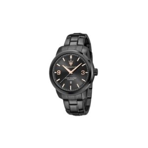 Gray Stainless Steel Dress Watch