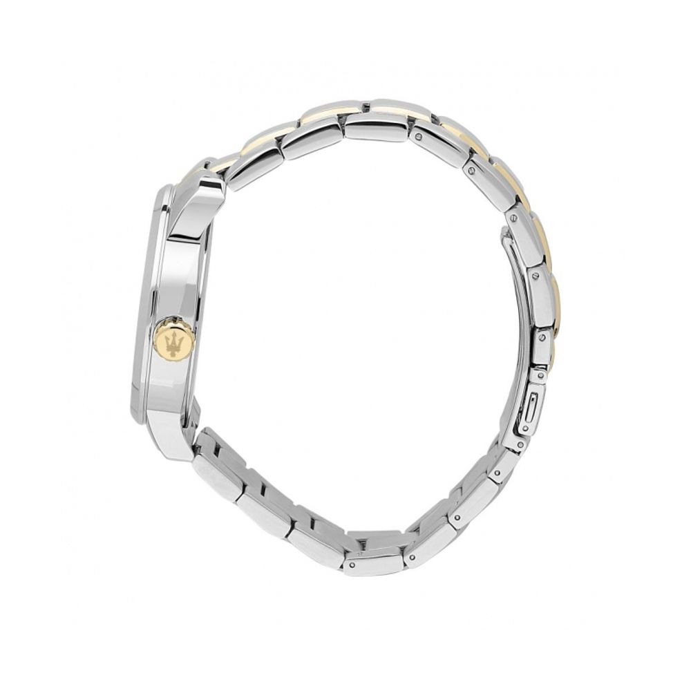 Gray Stainless Steel Dress Watch - Image 2