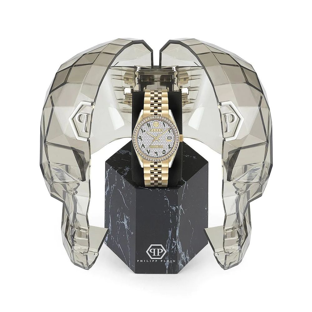 Gold Stainless Steel Dress Watch - Image 3