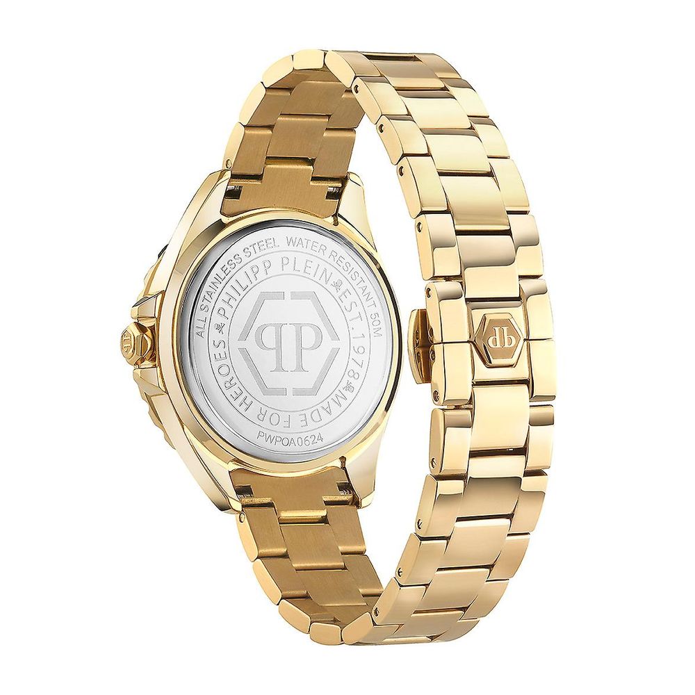 Gold Stainless Steel Dress Watch - Image 2