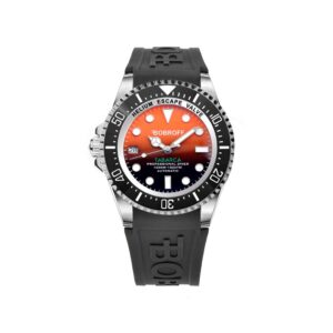 Black Rubber Sport Watch