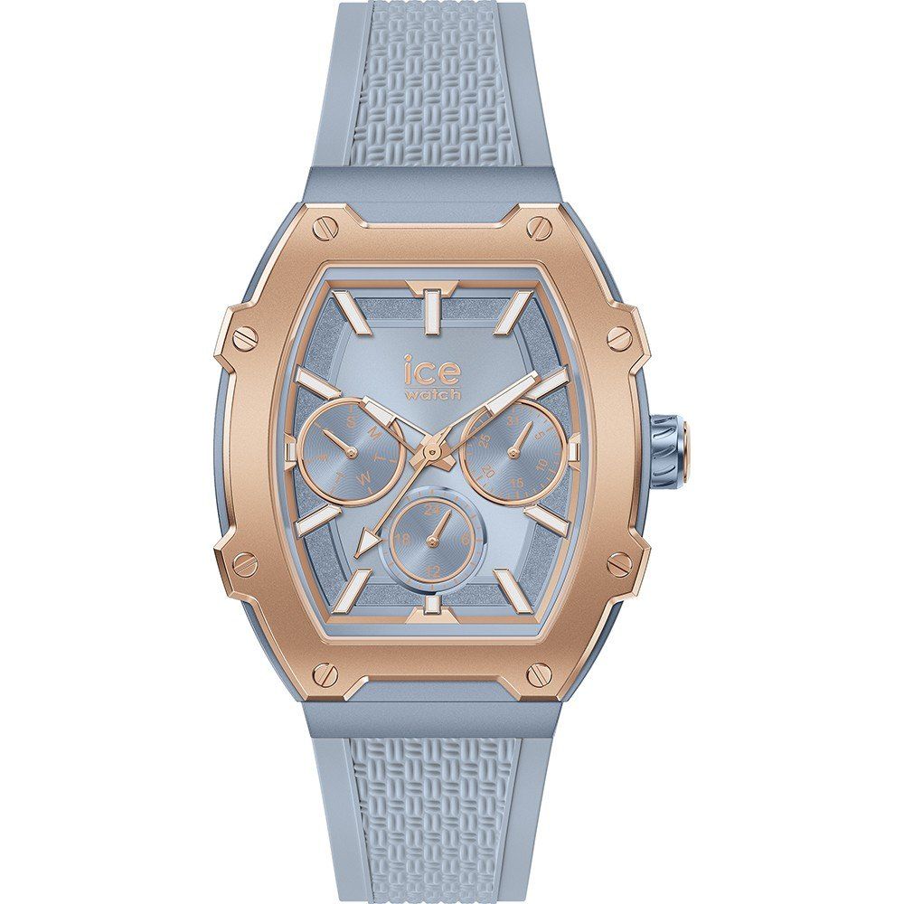 Blue Synthetic Dress Watch