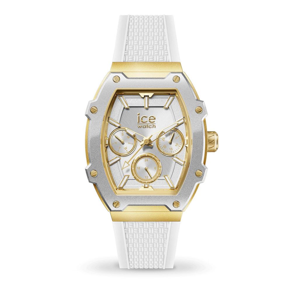White Synthetic Dress Watch