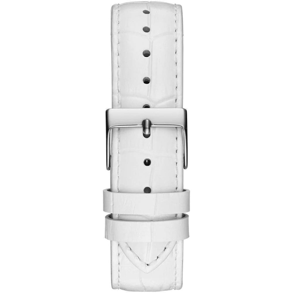 White Leather Dress Watch - Image 2