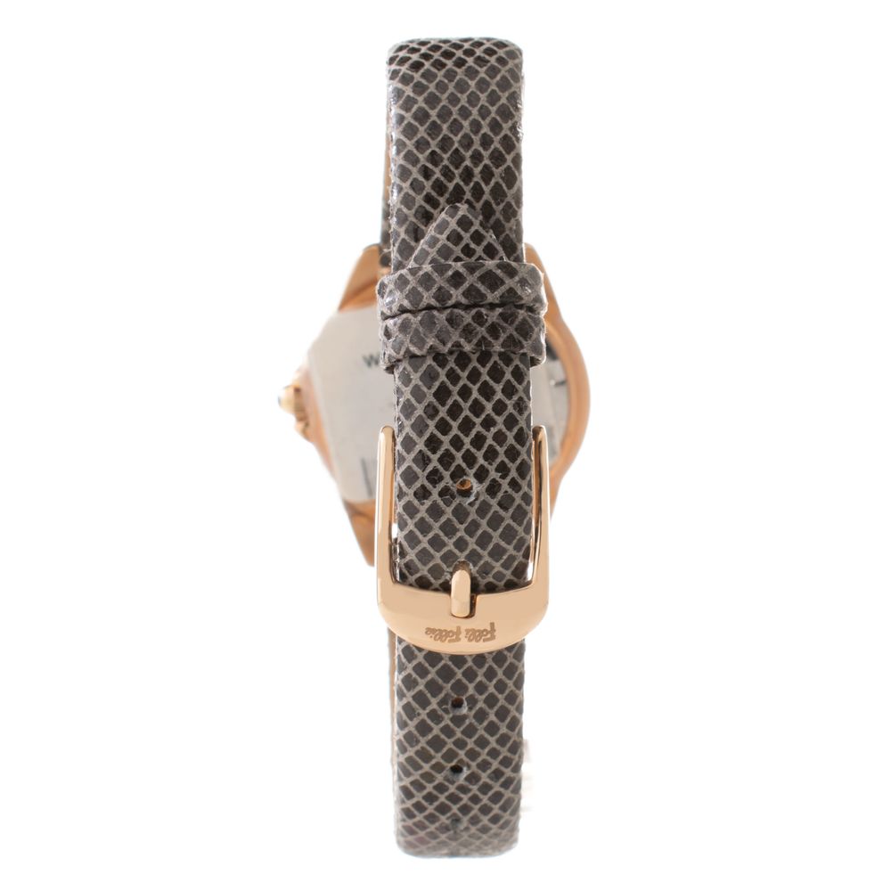 Gray Leather Dress Watch - Image 2