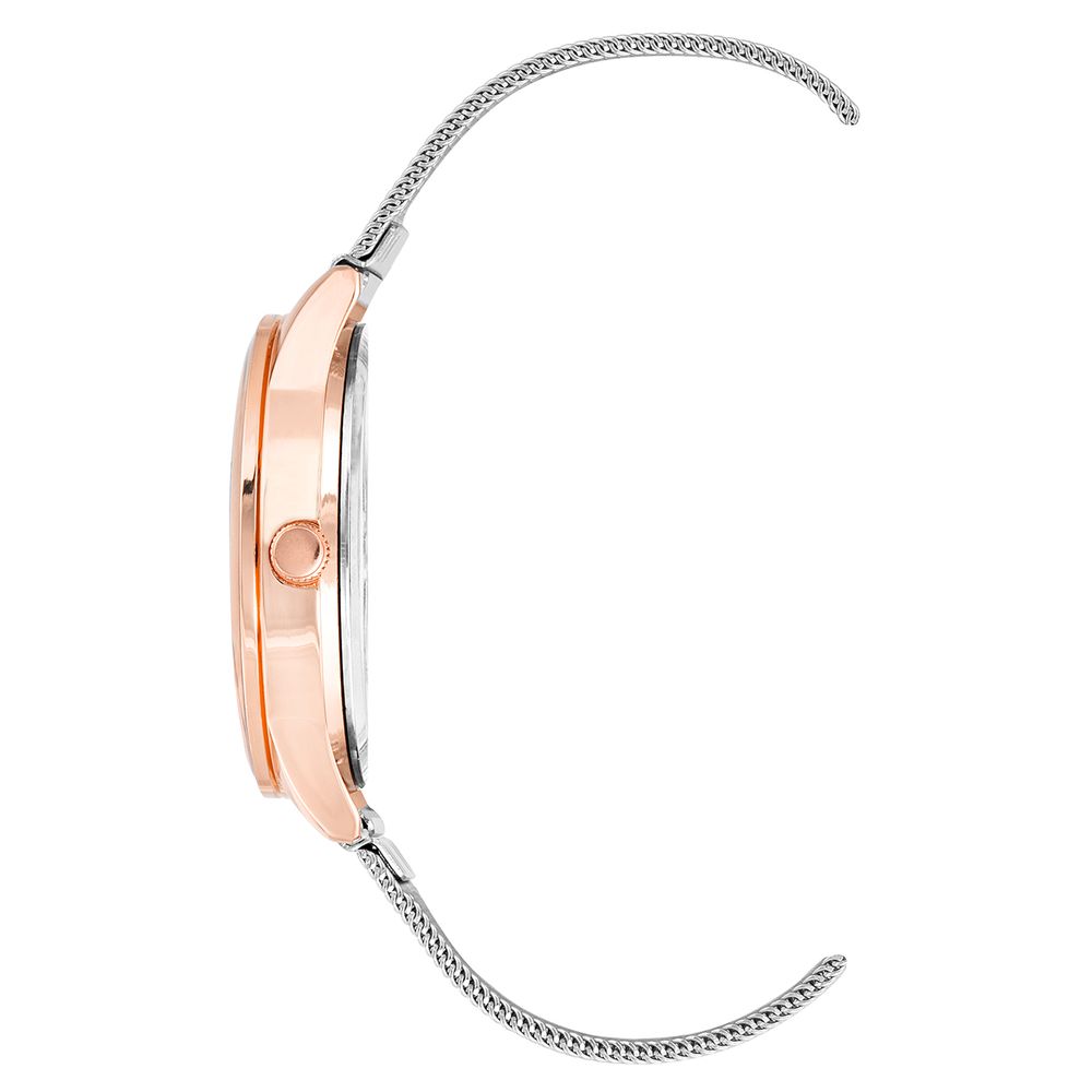 Silver Stainless Steel Dress Watch - Image 3
