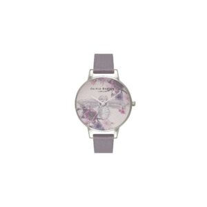 Gray Artificial Leather Dress Watch