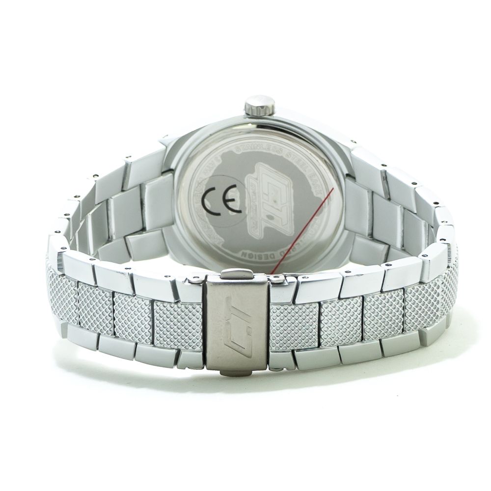 Silver Polycarbonate Bracelet Watch - Image 2