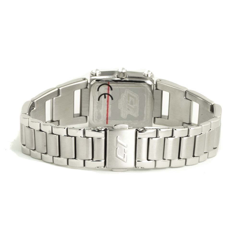 Silver Stainless Steel Dress Watch - Image 2