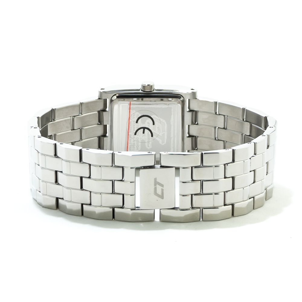 Silver Stainless Steel Bracelet Watch - Image 2