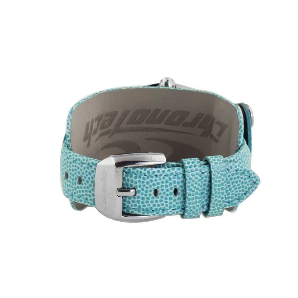Blue Leather Dress Watch - Image 2