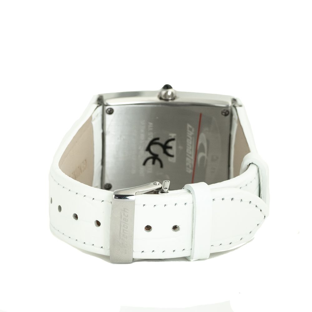 White Leather Dress Watch - Image 2