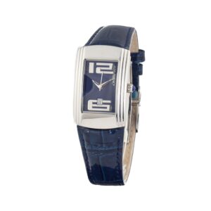 Blue Leather Dress Watch