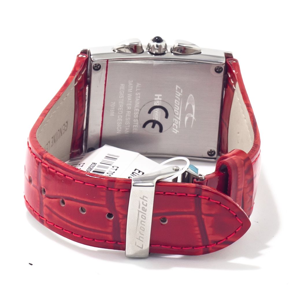 Multicolor Leather Dress Watch - Image 2
