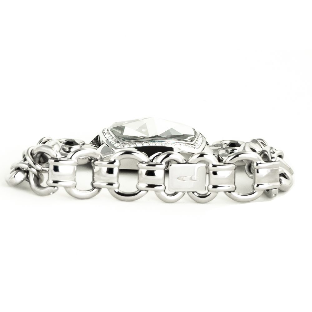 Silver Stainless Steel Dress Watch - Image 2