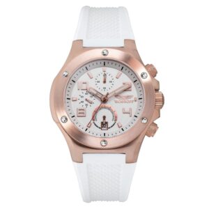 White Rubber Bracelet Watch