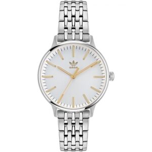 Gray Stainless Steel Dress Watch