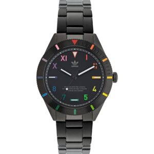 Black Stainless Steel Dress Watch