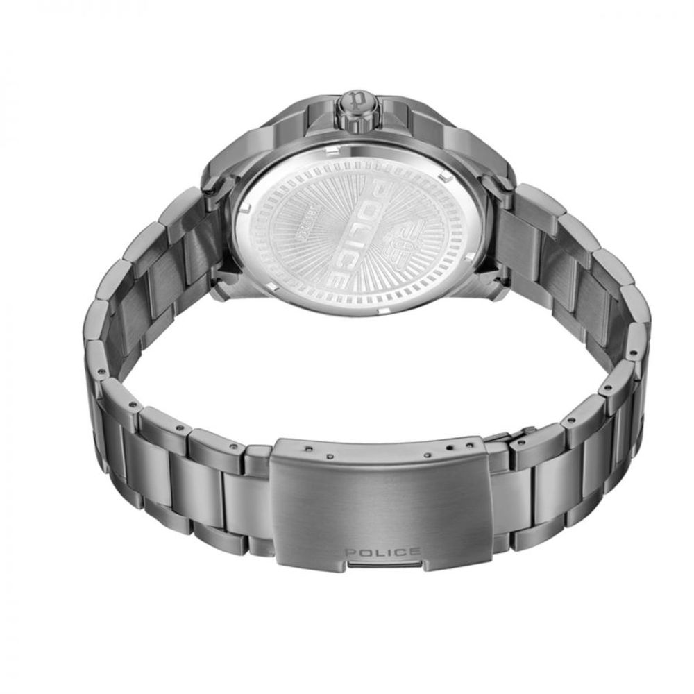 Gray Stainless Steel Dress Watch - Image 2