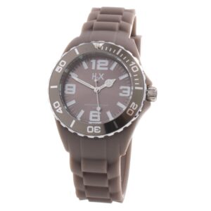 Brown Rubber Sport Watch