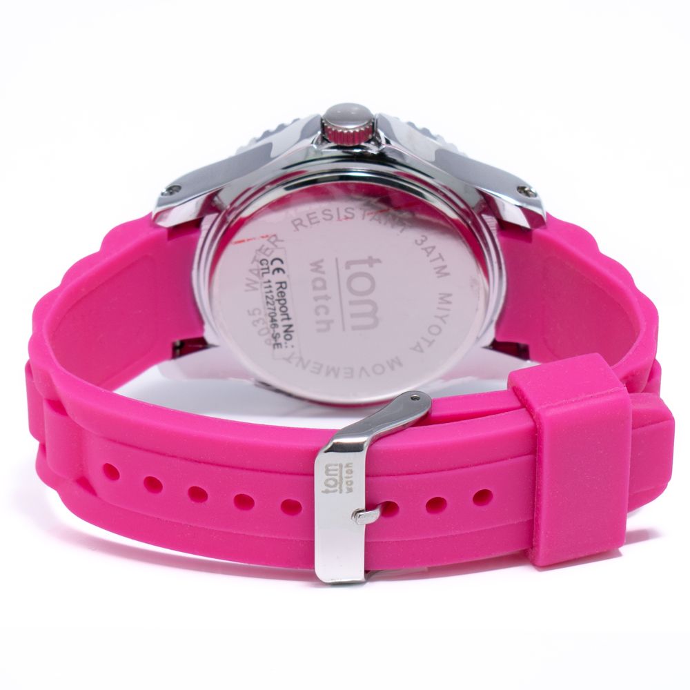 Multicolor Rubber Sport Watch - Image 2