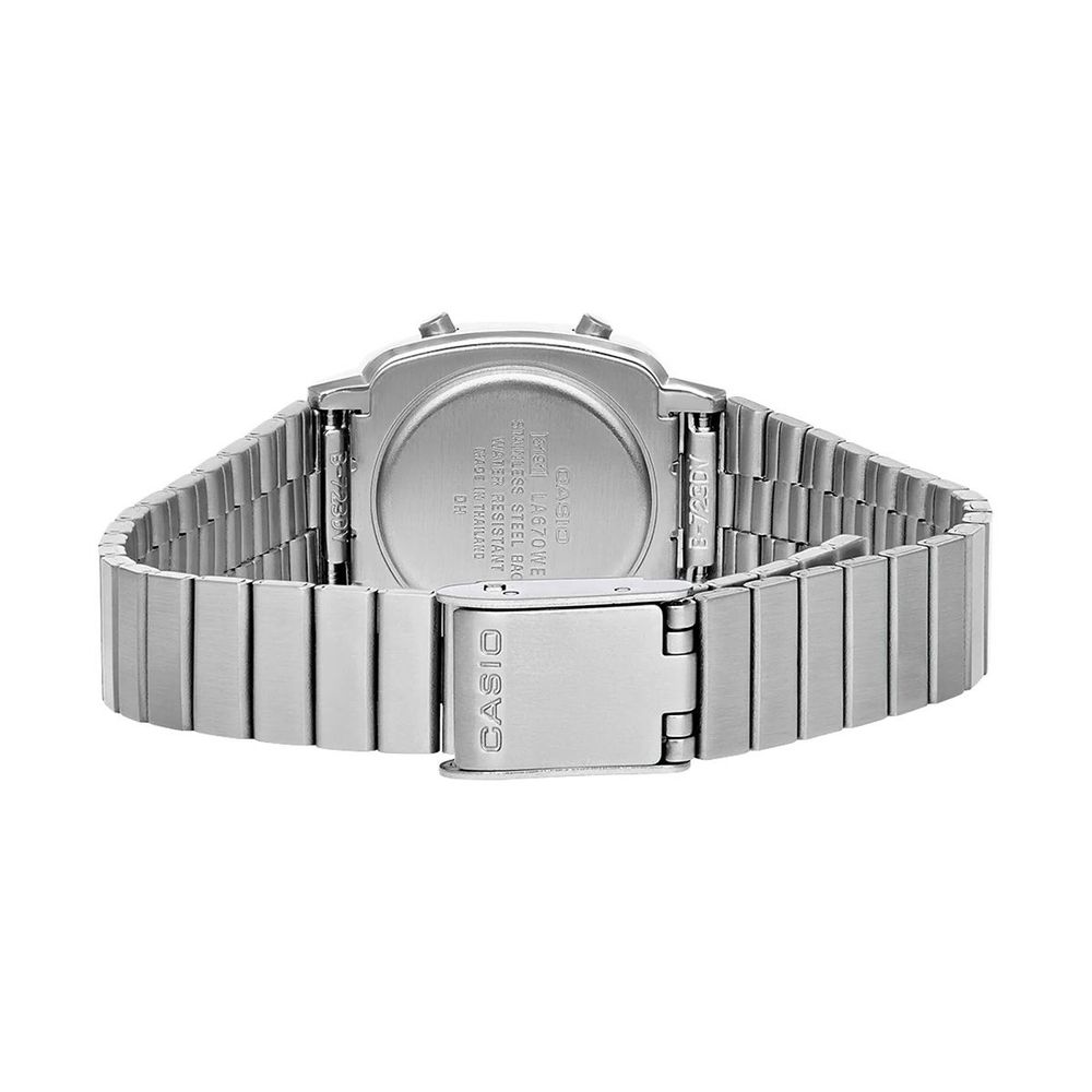 Gray Stainless Steel Digital Watch - Image 2