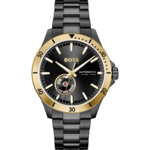 Black Stainless Steel Dress Watch