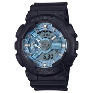 Black Resin Sport Watch