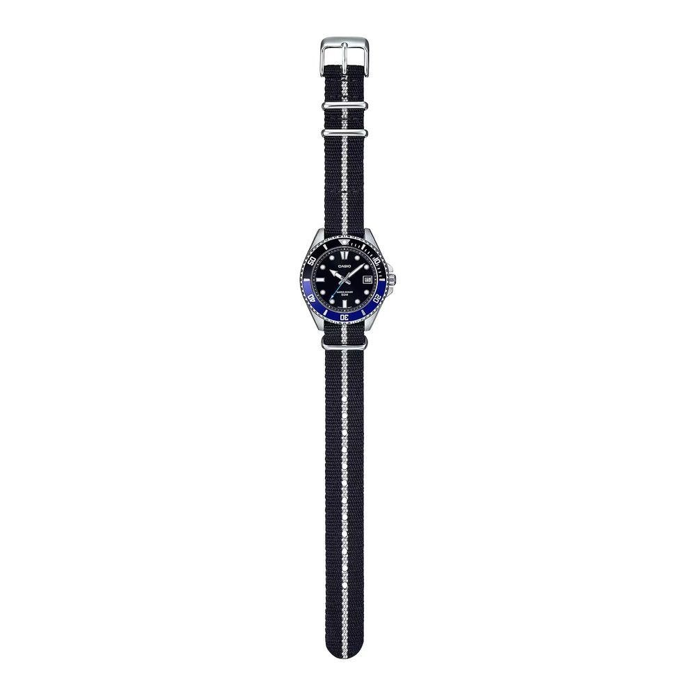 Black Fabric Sport Watch - Image 2