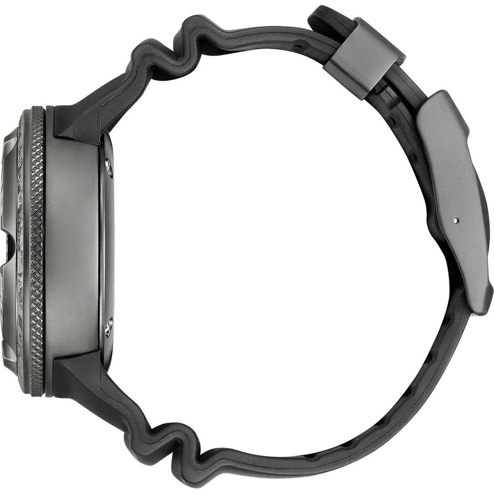 Black Rubber Sport Watch - Image 3