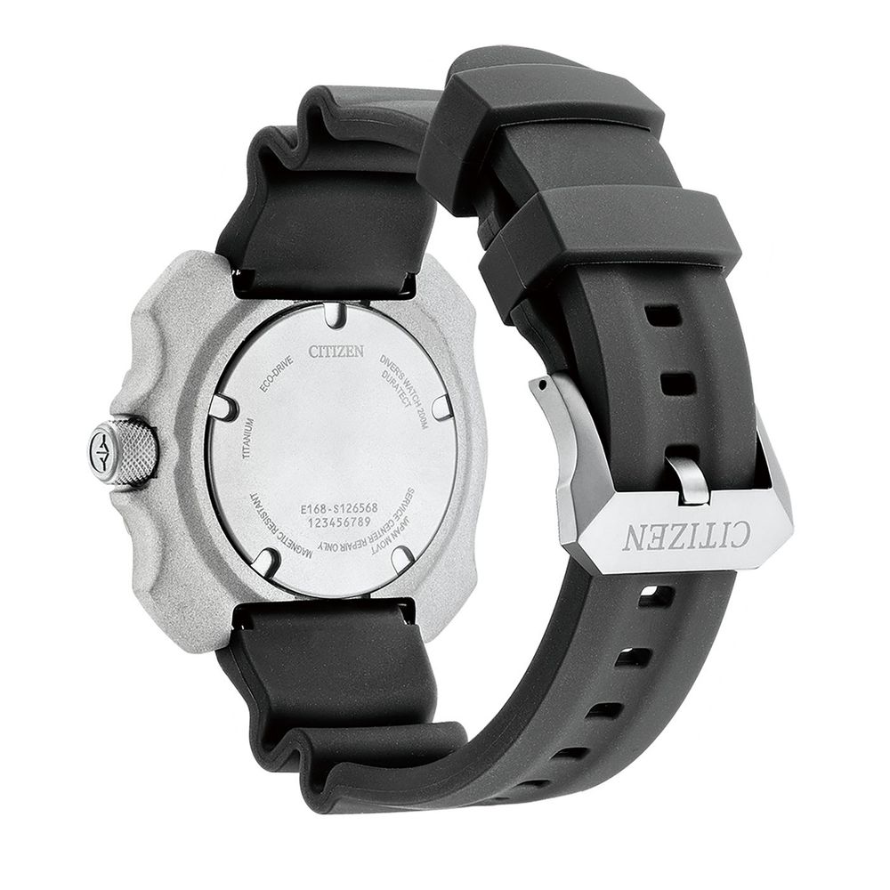 Black Rubber Sport Watch - Image 2