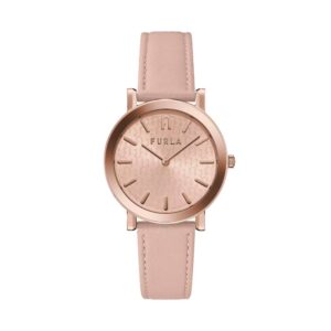 Multicolor Leather Dress Watch
