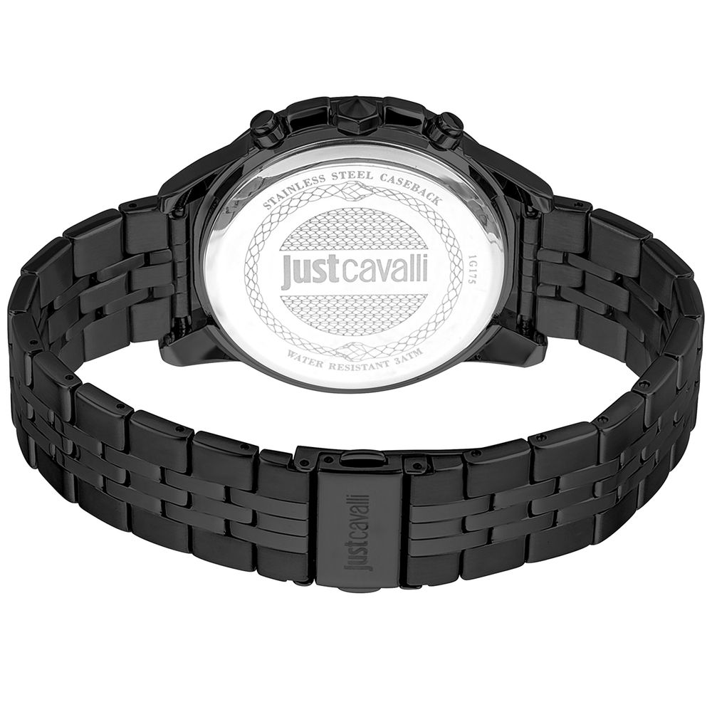 Black Stainless Steel Bracelet Watch - Image 2