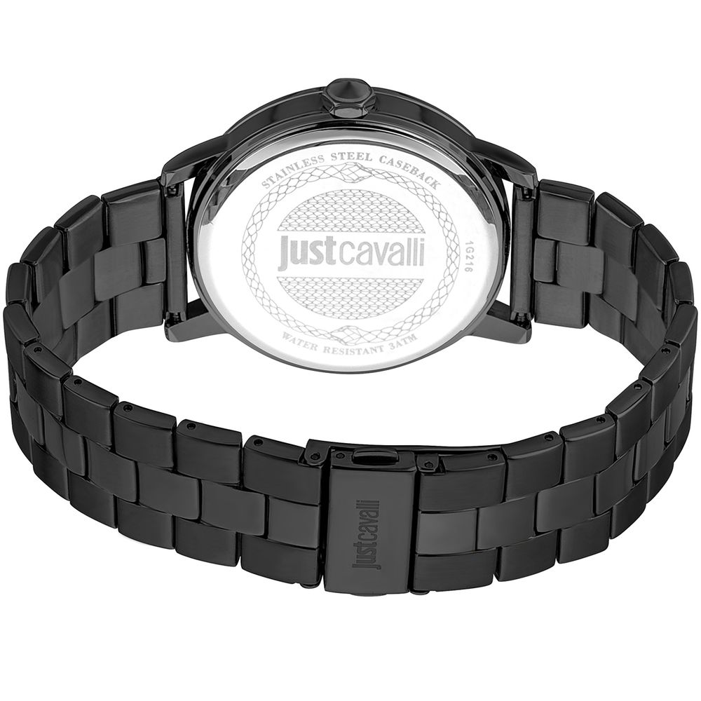 Black Stainless Steel Dress Watch - Image 2