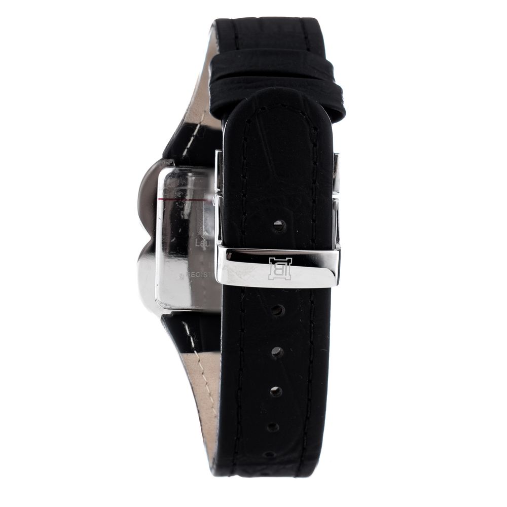 Black Leather Dress Watch - Image 2