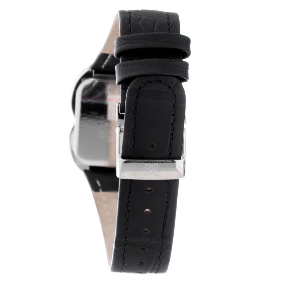 Black Leather Dress Watch - Image 2
