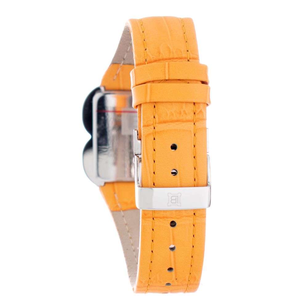 Orange Leather Dress Watch - Image 2